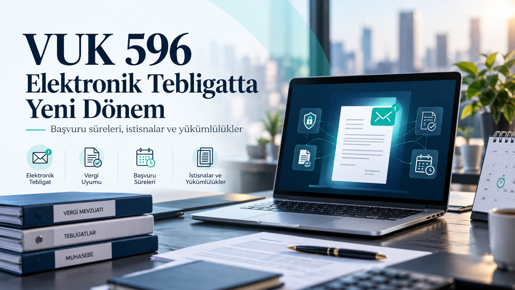 VUK 596 Genel Tebliği ile elektronik tebligat sisteminde yeni düzenlemeler, başvuru süreleri ve mükellef yükümlülükleri